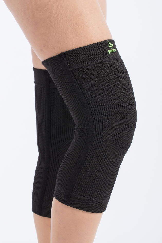 【台灣金選奬-科技織品】genett能量透氣護膝套-加強型 1